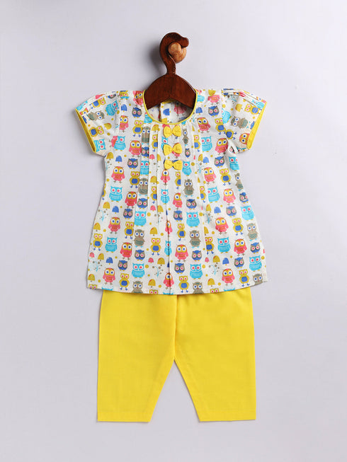 Girl's' Multi Color Kurta Set